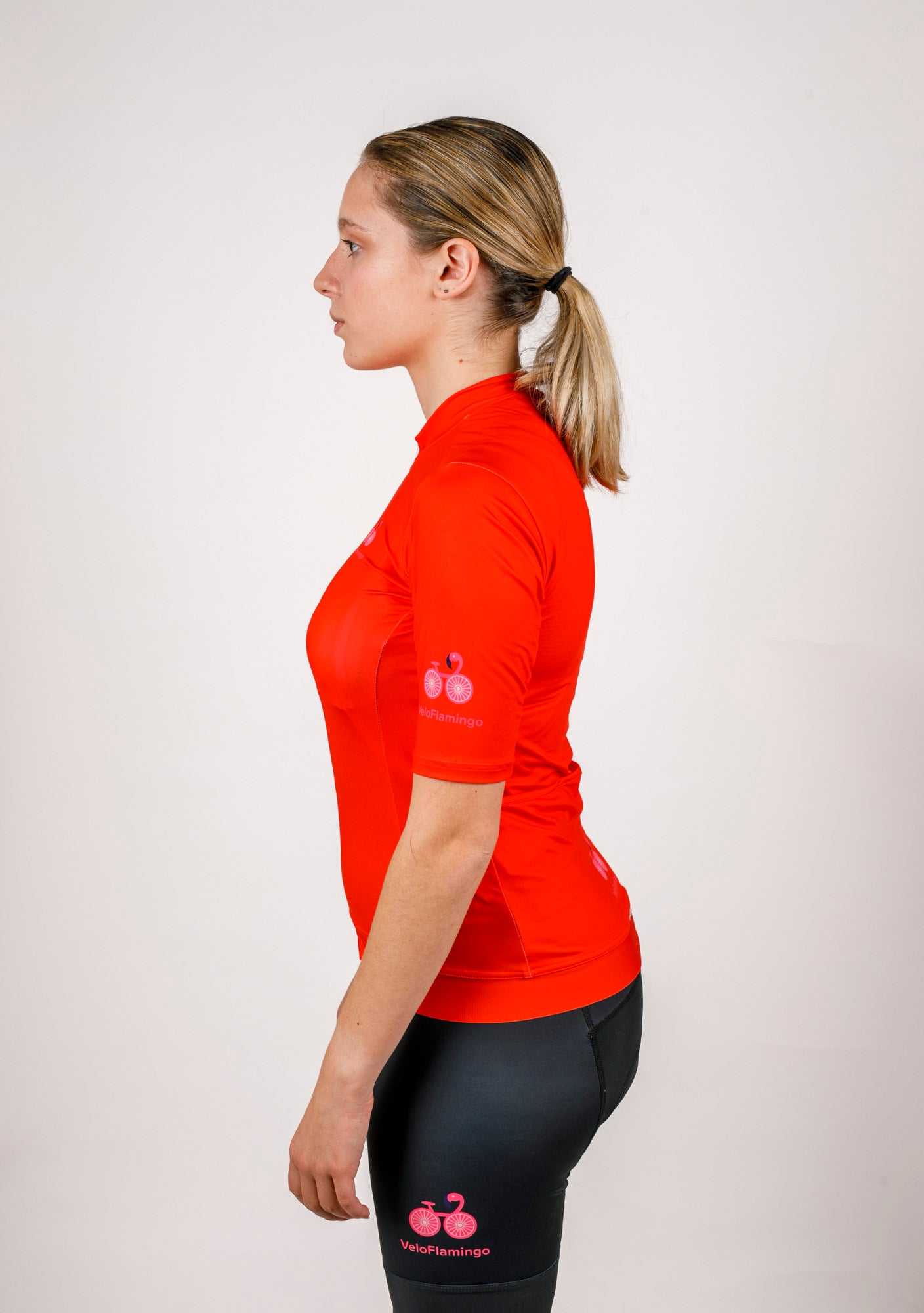 Orange Ombré Womens Cycling Jersey - Stylish Womens Specific Fit