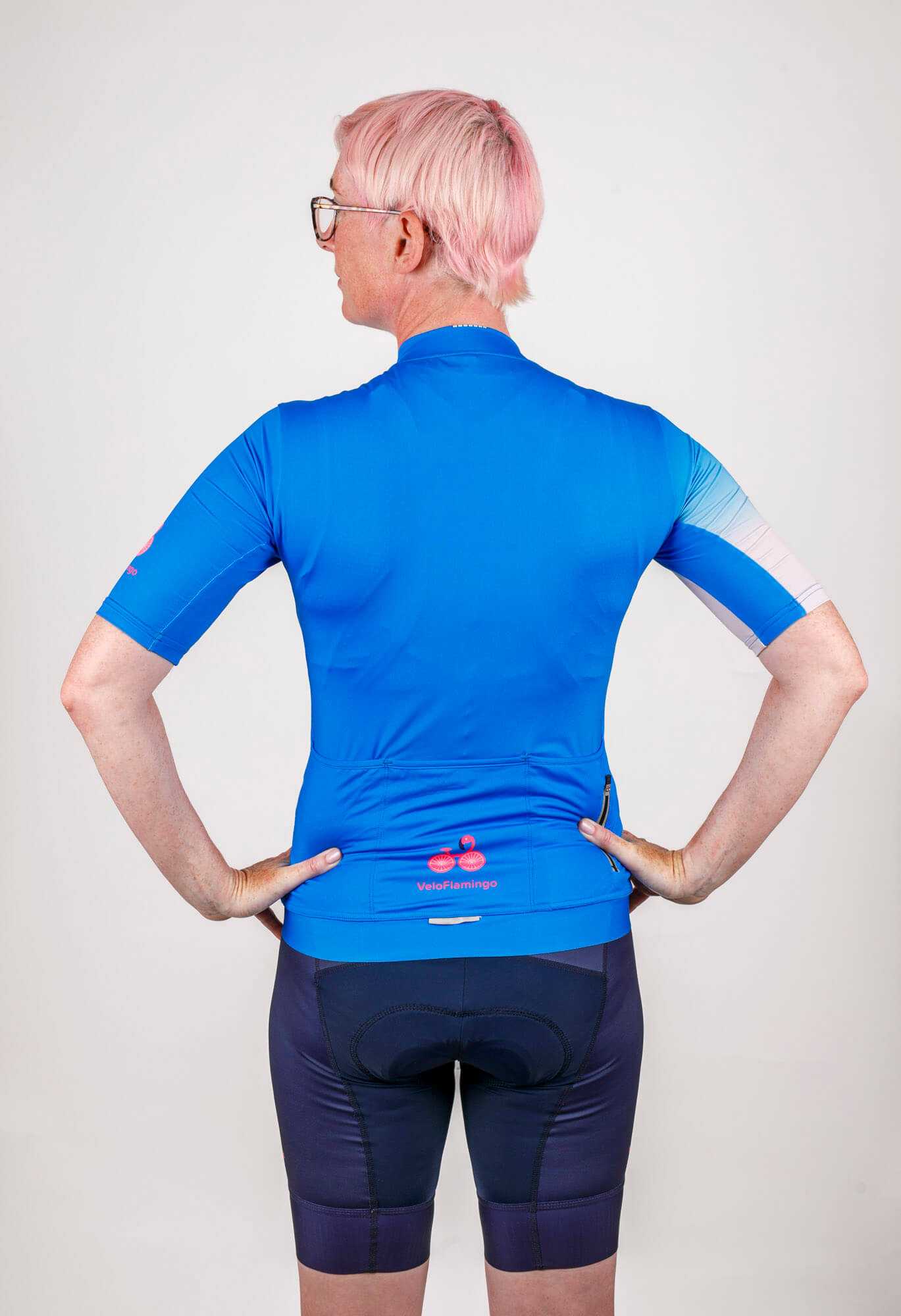 Blue Ombré Women's Cycling Jersey