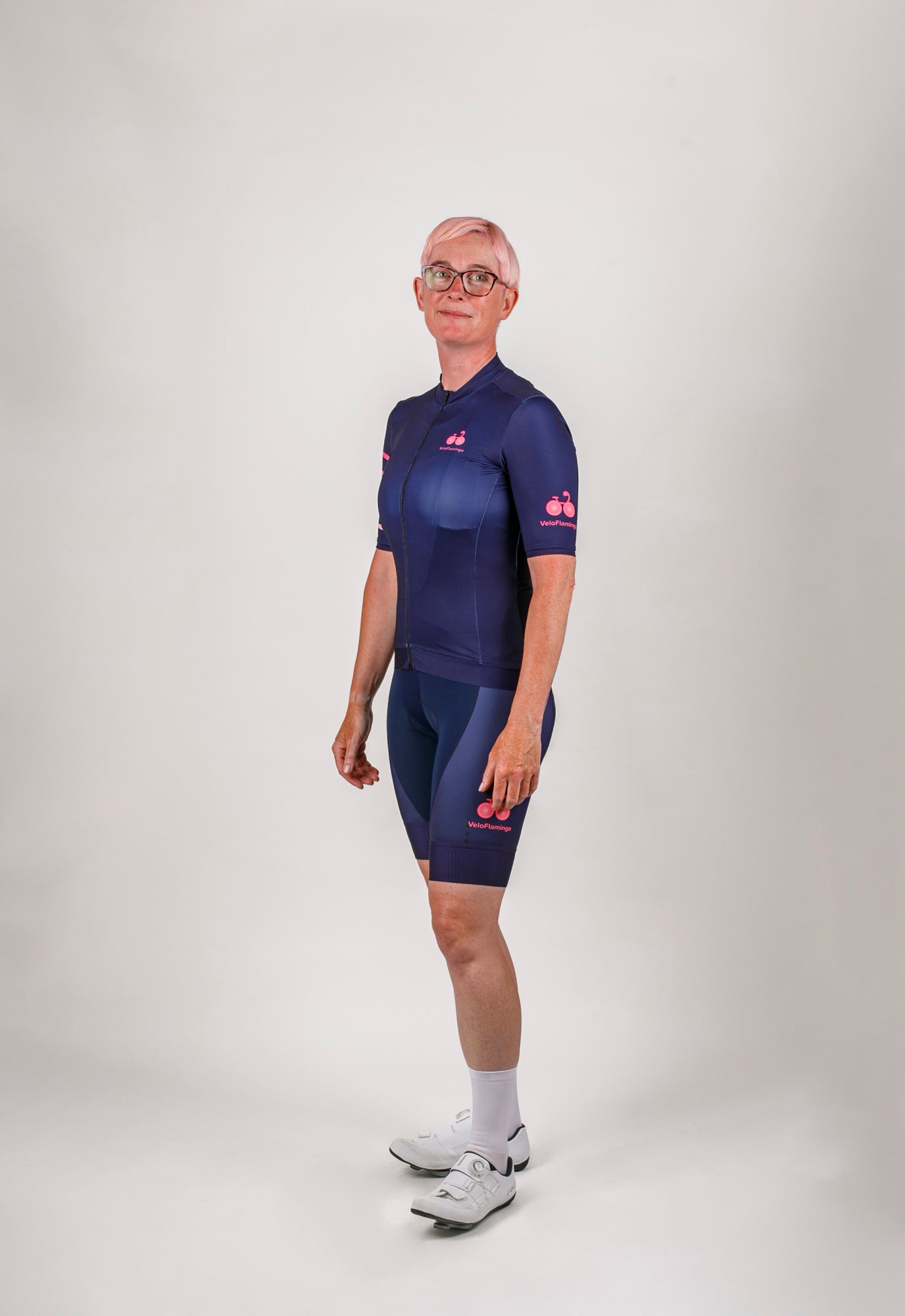 Women's Navy Cycling Bib Shorts